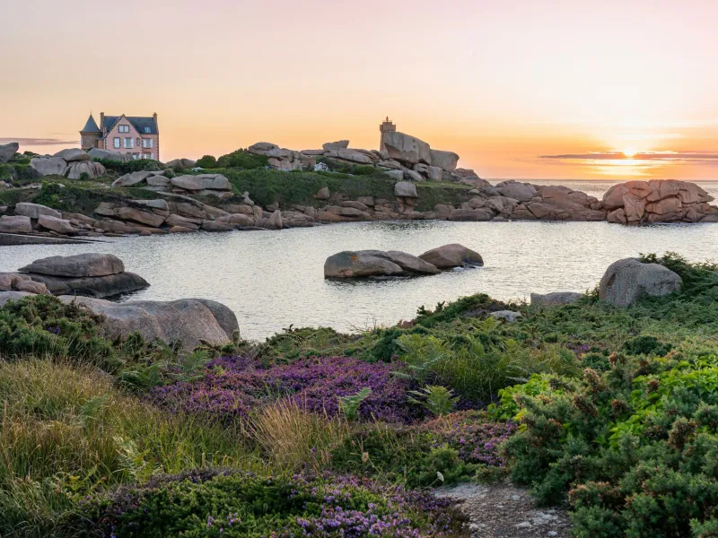 La côte de Granit Rose à vélo