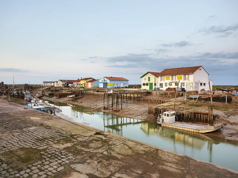 Couché de soleil sur Marennes