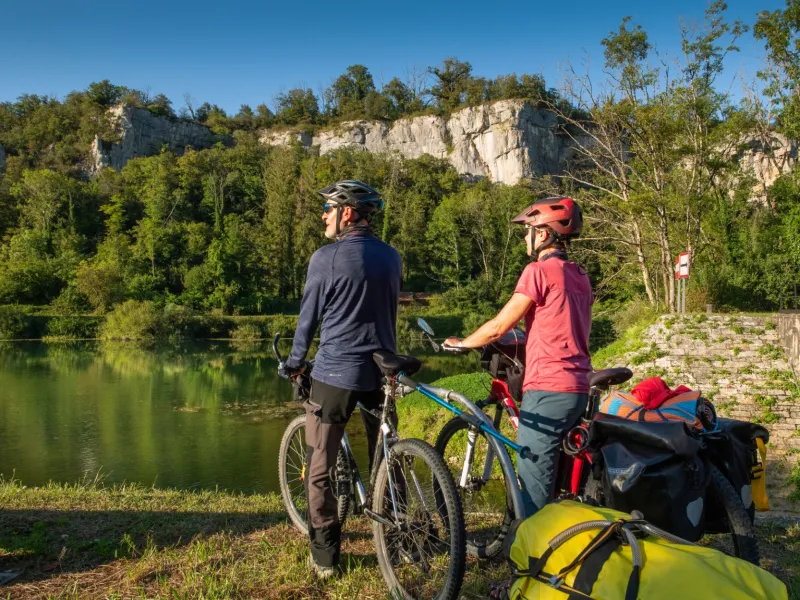 Itinérants contemplatifs sur l'EuroVelo 6