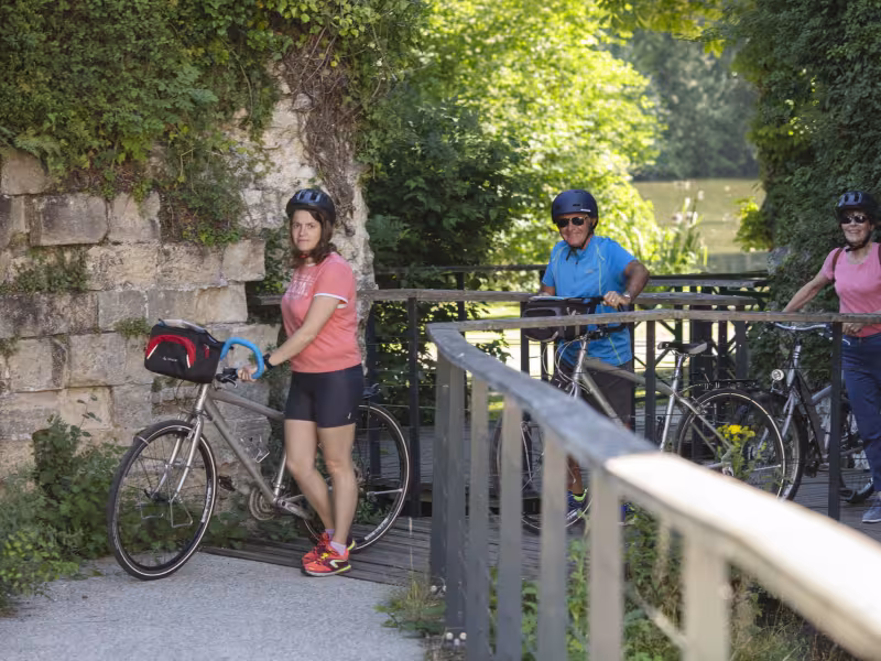 Visite de Harfleur à vélo