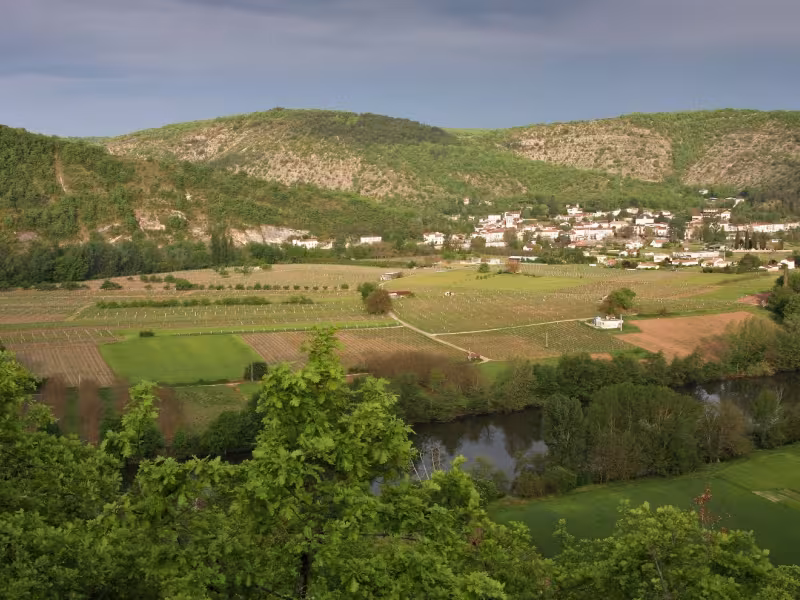 Douelle - Vallée du Lot à vélo