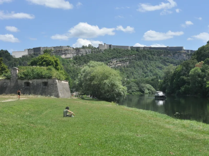 Besançon vue de l'EuroVelo 6