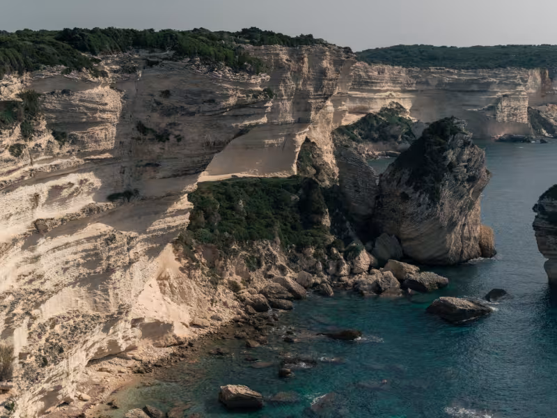 Falaises calcaire de Bonifacio