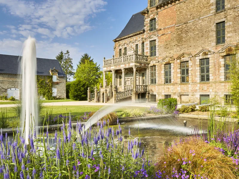 Les fontaines des jardins de Ducey