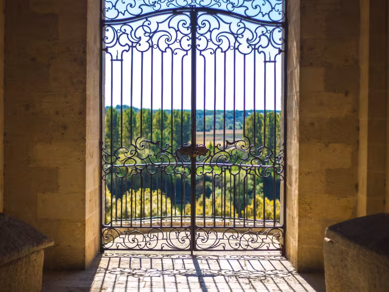 Grille Blaise Charlut au monastère des bénédictins à La Réole