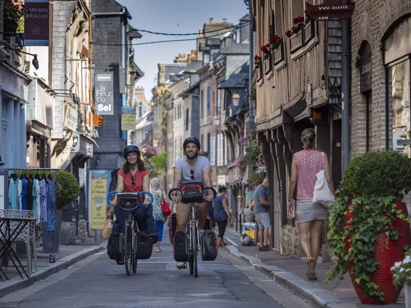 À vélo à Honfleur