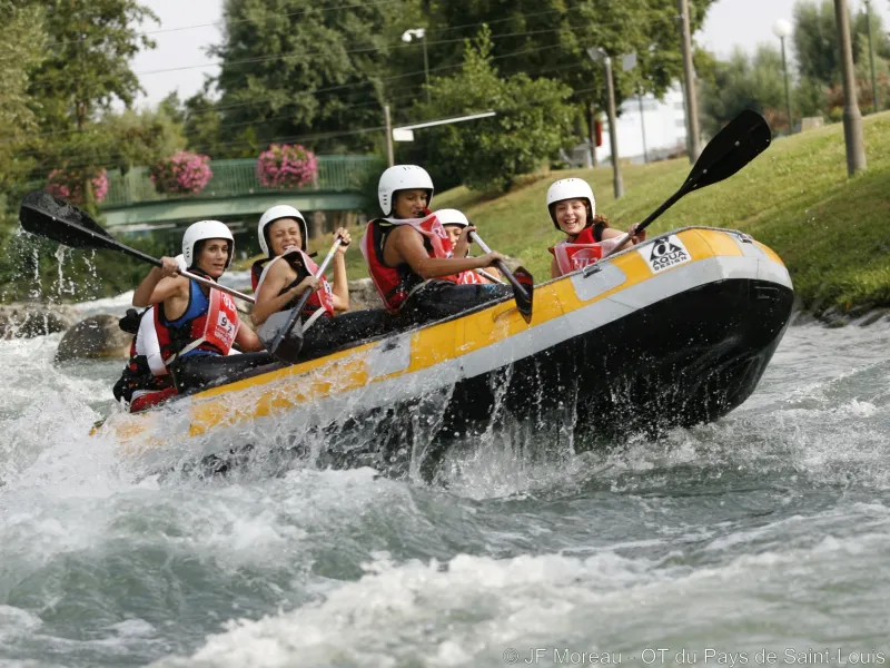 Rafting au parc des eaux vives à Huningue