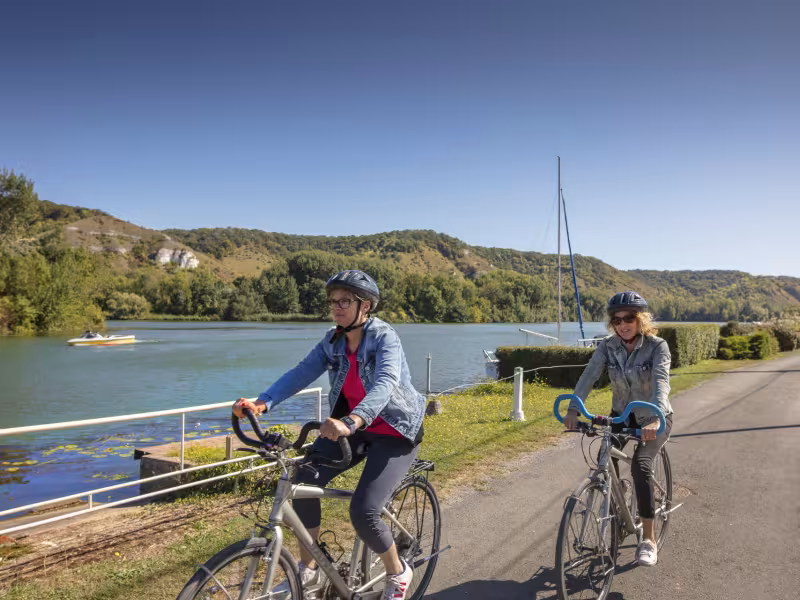 L'itinéraire de La Seine à Vélo à Poses