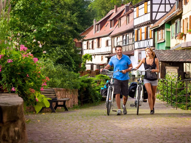 Découverte de Kaysersberg à vélo - EuroVelo 5