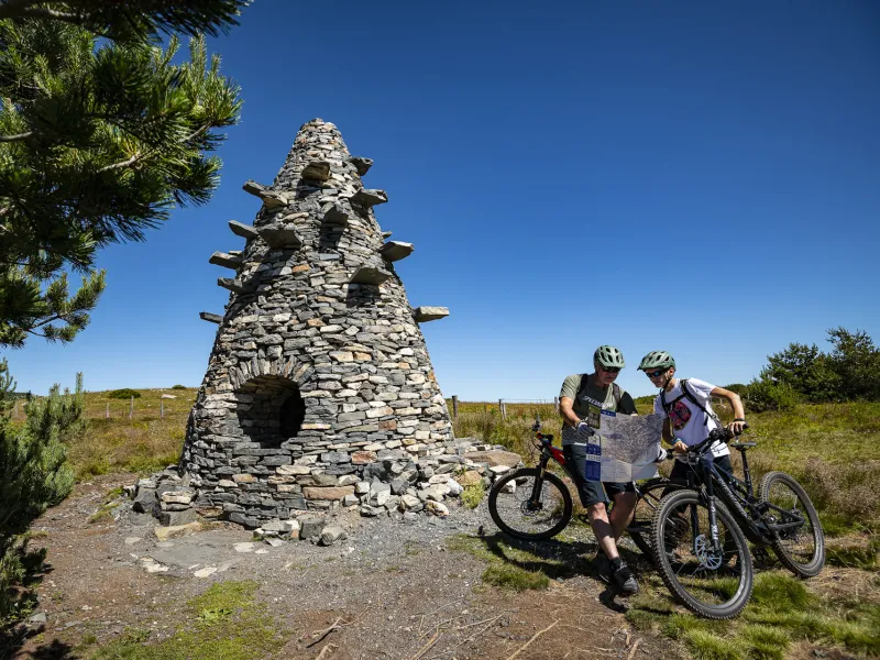 La Tour à eau à Sagnes-et-Goudoulet