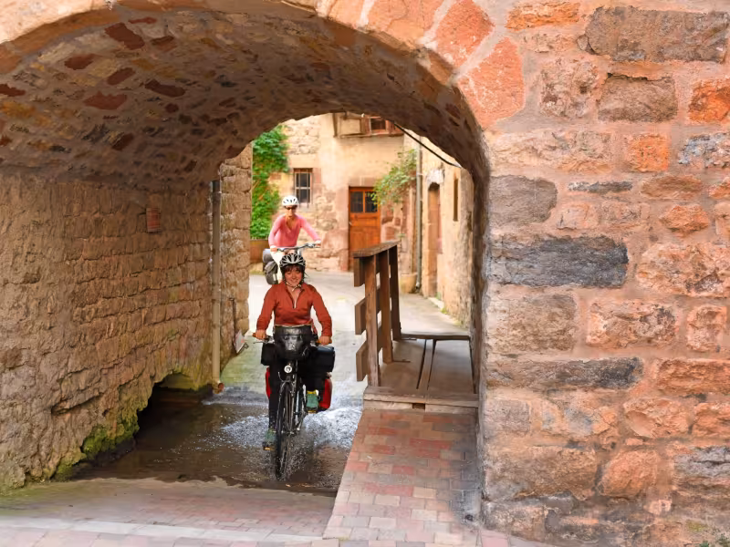 Passage du gué à La Canourgue