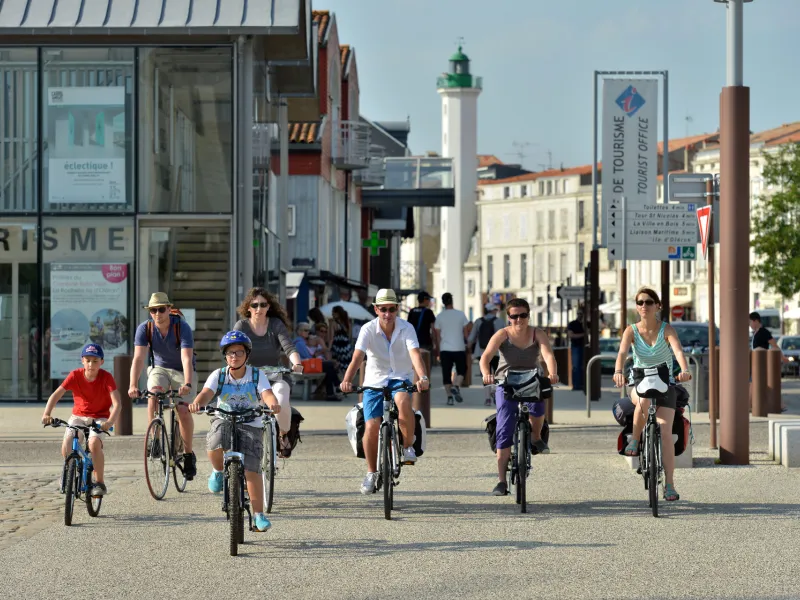 Découverte de la Rochelle à vélo en famille