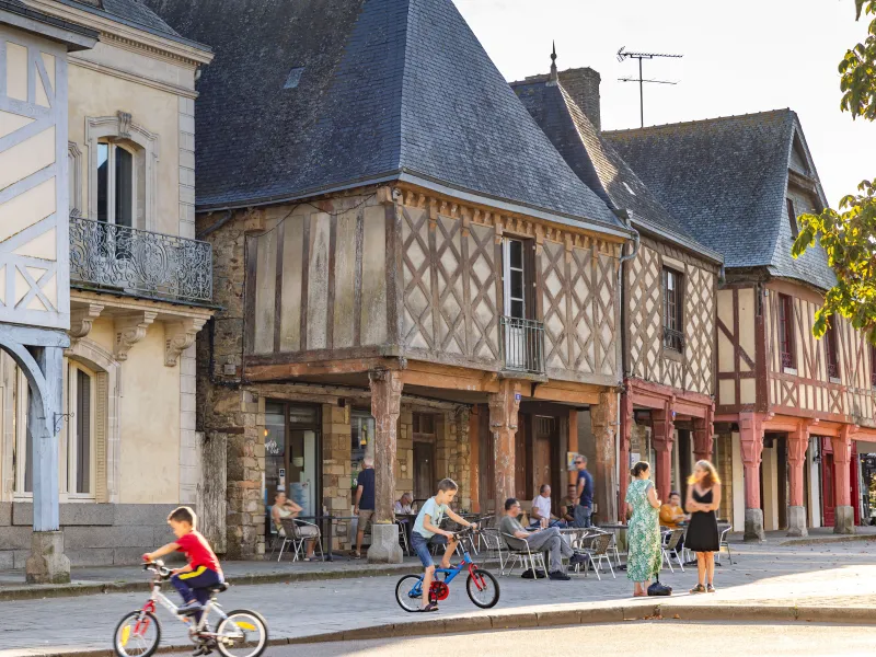 Maisons à pans de bois à La Guerche de Bretagne