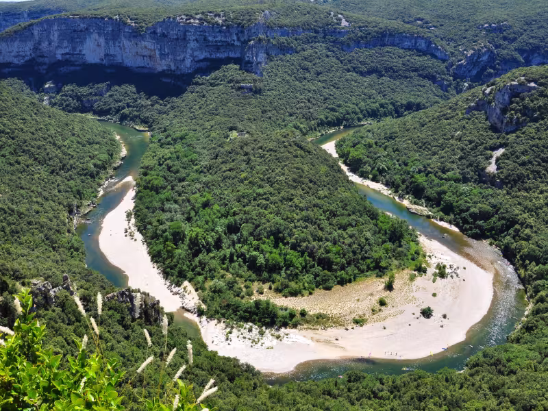Les gorges de l'Ardèche