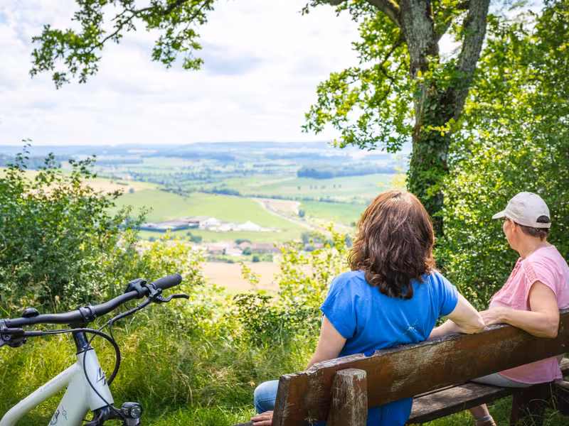 Pause à Bourmont pour profiter de la vue