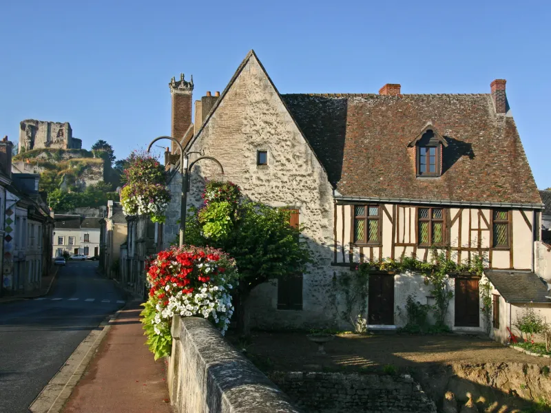 Vue sur le Château de Lavardin