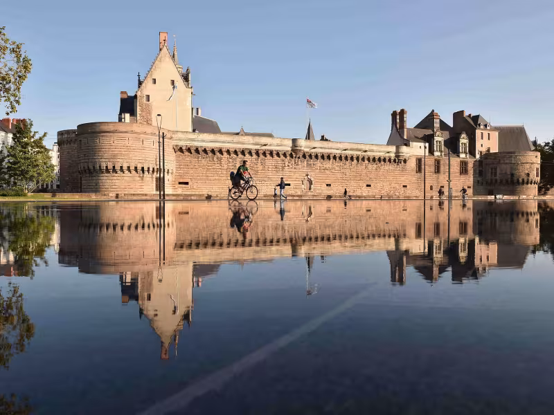Le miroir d'eau à Nantes