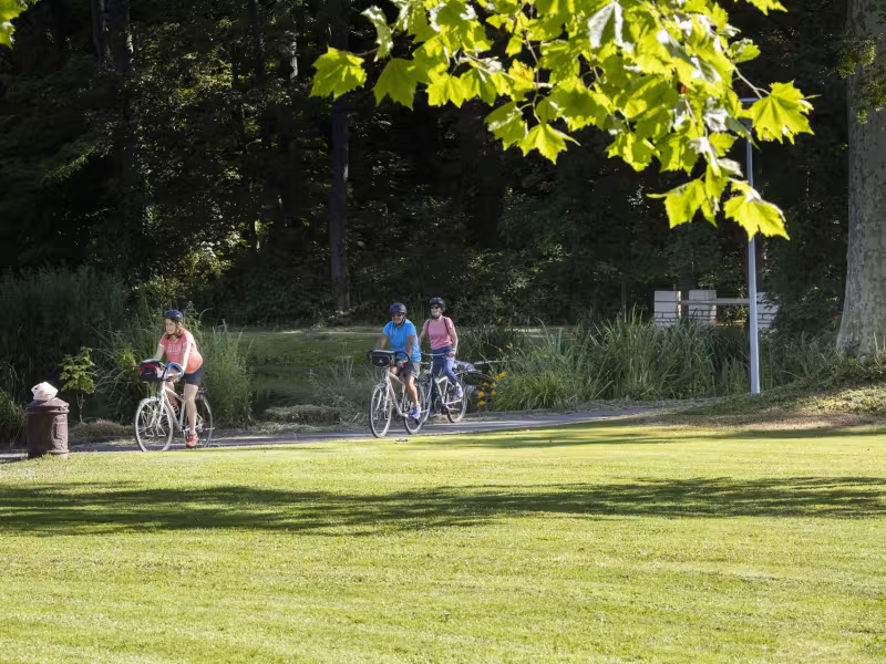 Balade à vélo dans les parcs et jardins du Havre