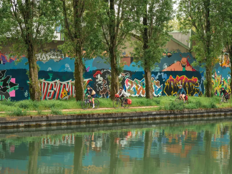 Street Art sur les bords de l'Ourcq