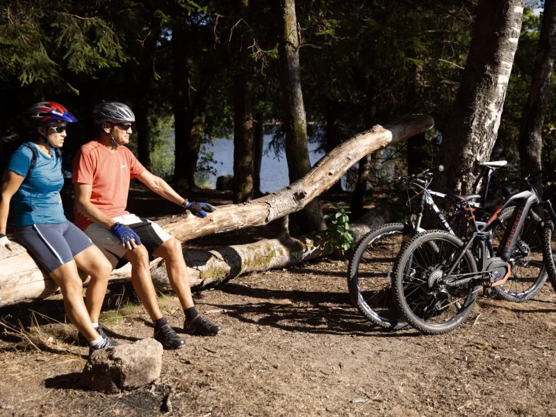Pause sur la GTMC au lac des Settons