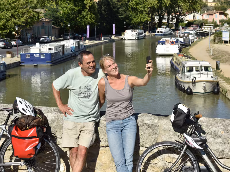 Pause Photo sur la canal du Midi 