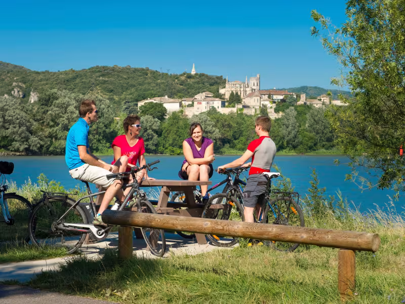 Pause vélo à Viviers