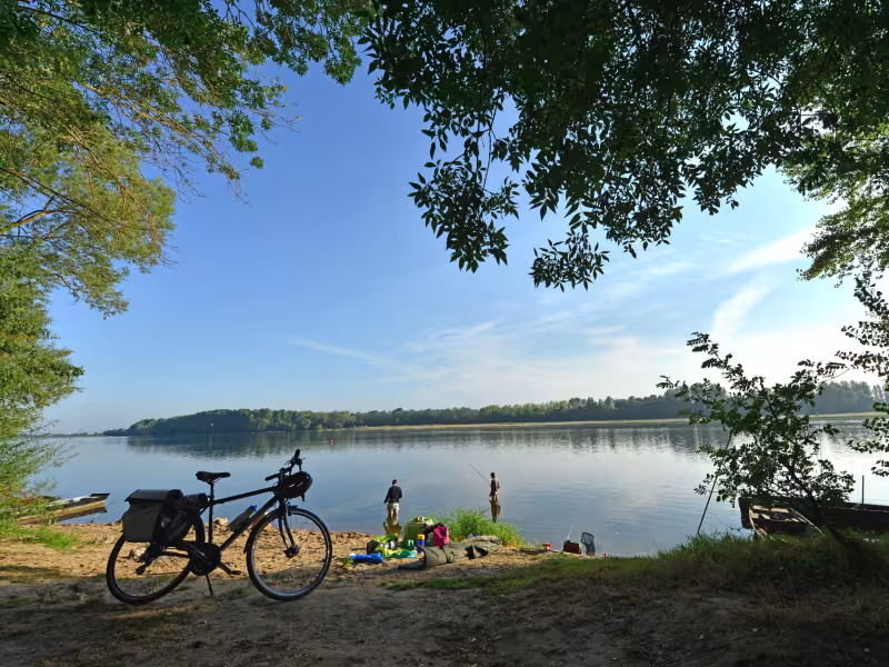 Pause pêche sur la Loire à Gennes