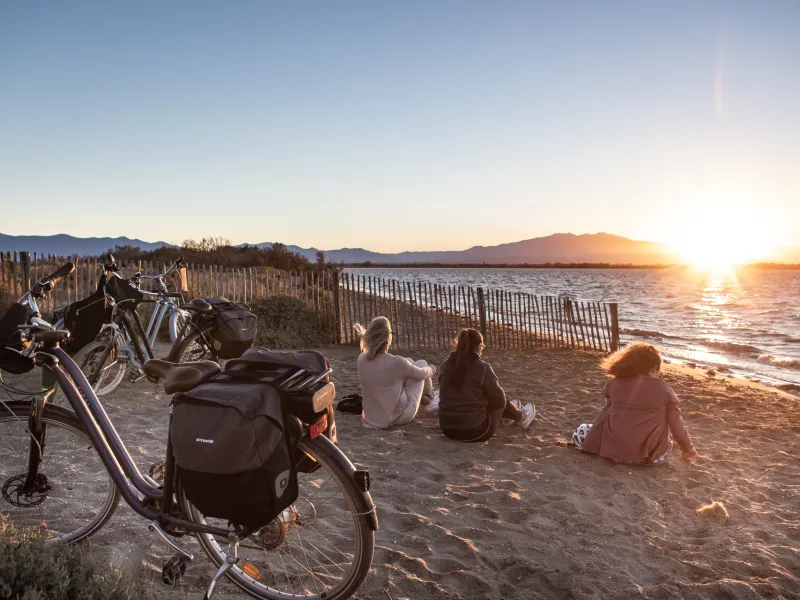 Pause sur la plage de Canet-en-Roussillon