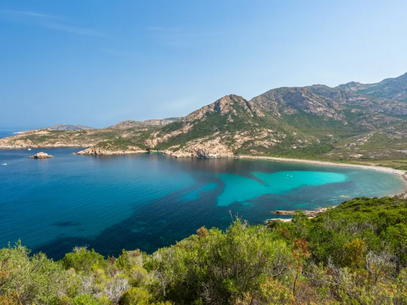 Plages de Nighjaretu à Calvi