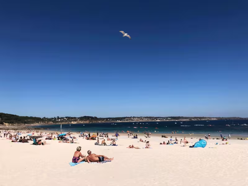 Plage de Trez Hir à Plougonvelin