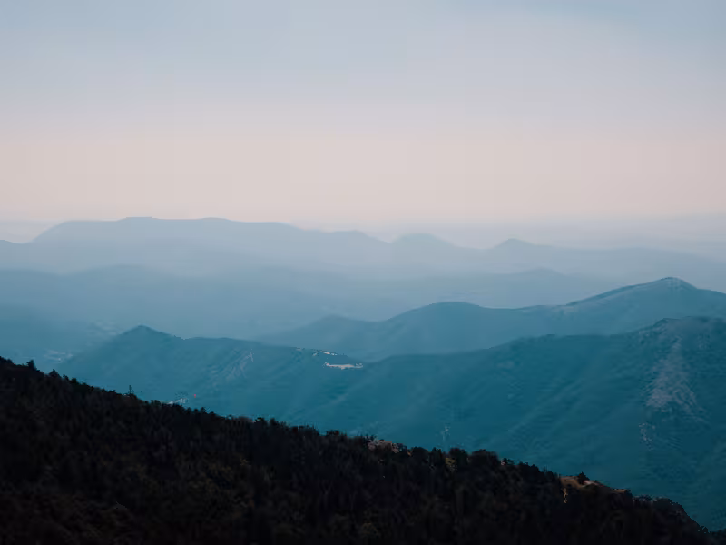 Panorama depuis le Mont Aigoual