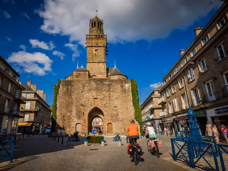 Cyclistes à Vire