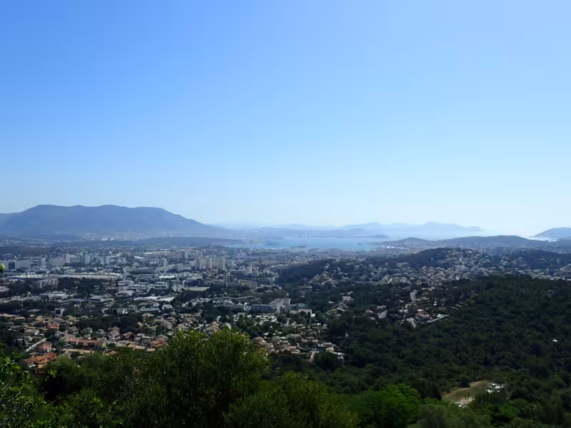 Rade de Toulon depuis fort de Six-Fours