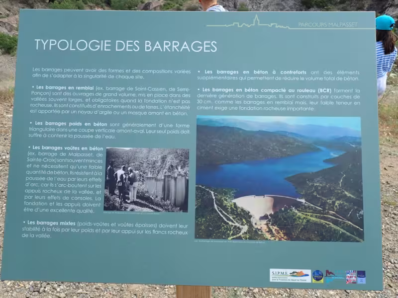 RIS du barrage de Malpasset