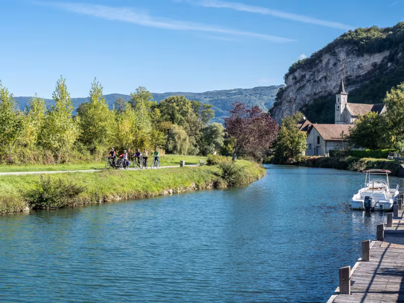Chanaz sur ViaRhôna