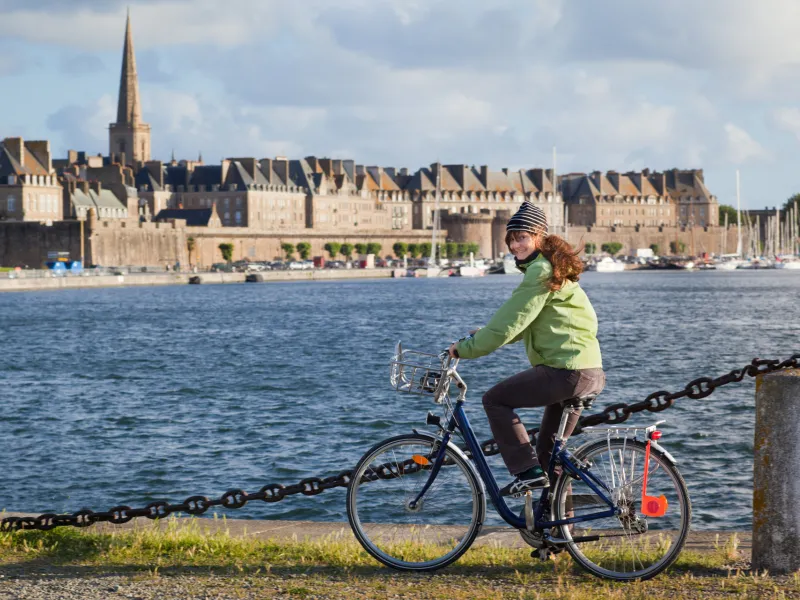 Saint-Malo by bike - Track 2 and 3 in Brittany