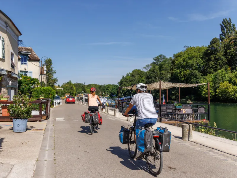 Rives de la Seine à vélo - Samois-sur-Seine, La Scandibérique