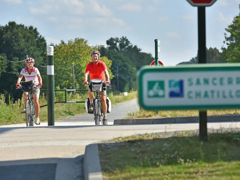 Signalisation de la Loire à vélo - Châtillon-sur-Loire