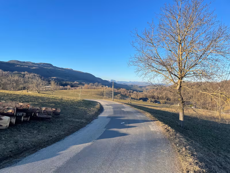 Sur les routes de l'Albanais vers la Chambotte