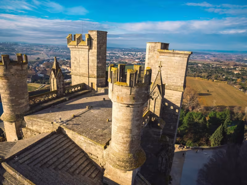 Vue du clocher de la cathédrale de Béziers