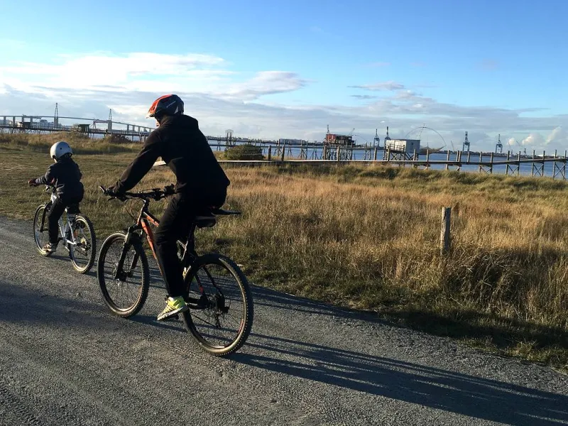 Sur La Vélodyssée à Saint-Brevin