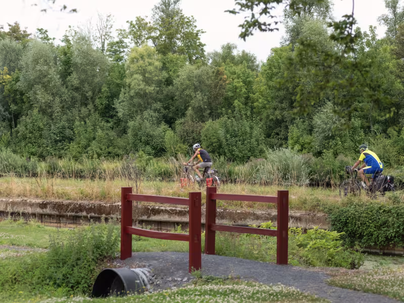 Le long de la Somme à vélo