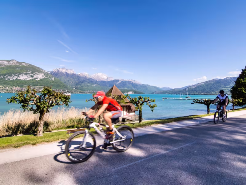 Lac d'Annecy, piste cyclable