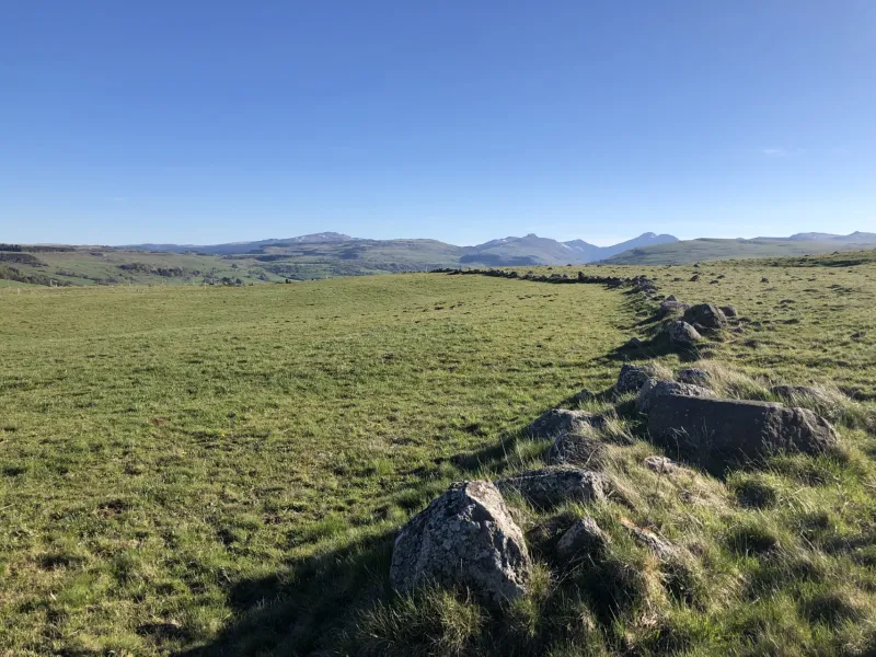 Vue sur les monts du Cantal
