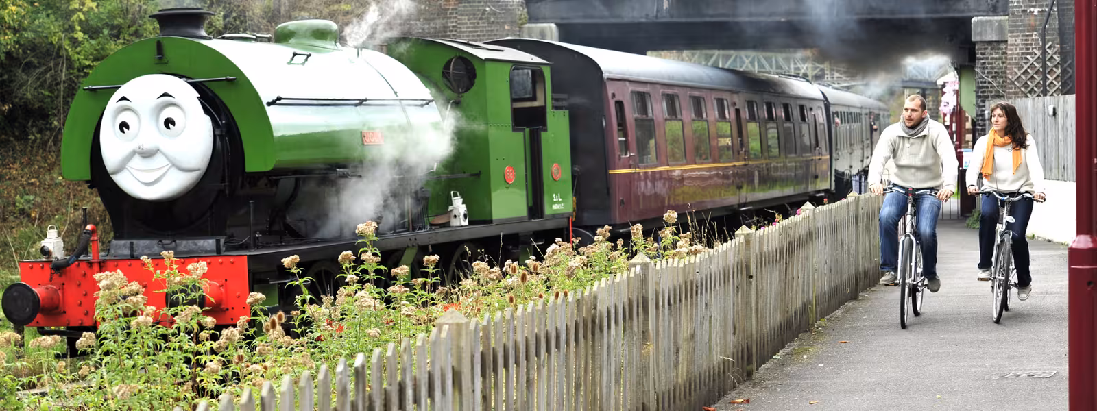 Le train à vapeur de la Spa Valley