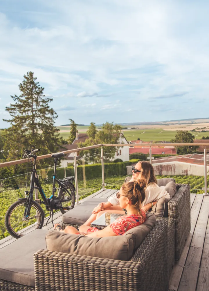Vélo et vignoble en Champagne