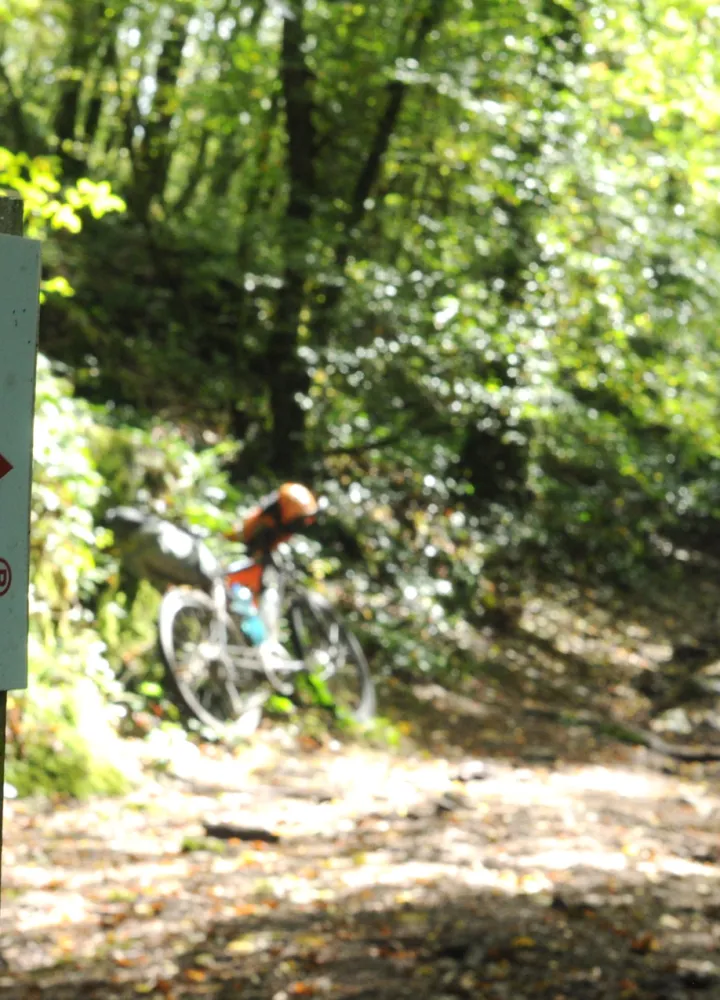 Balisage de la Grande Traversée du Morvan à VTT