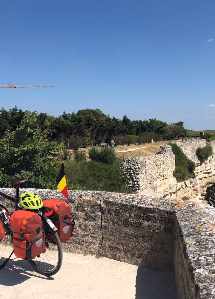 Sur les bords de La Gironde à vélo