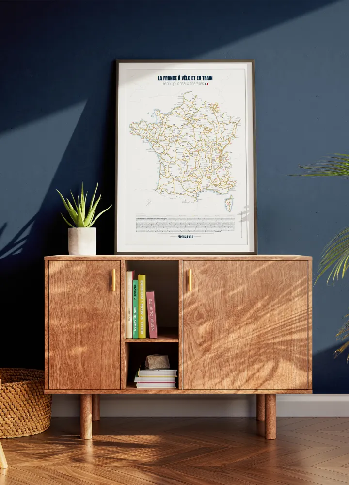 Carte vélo à gratter - Pépite à Vélo