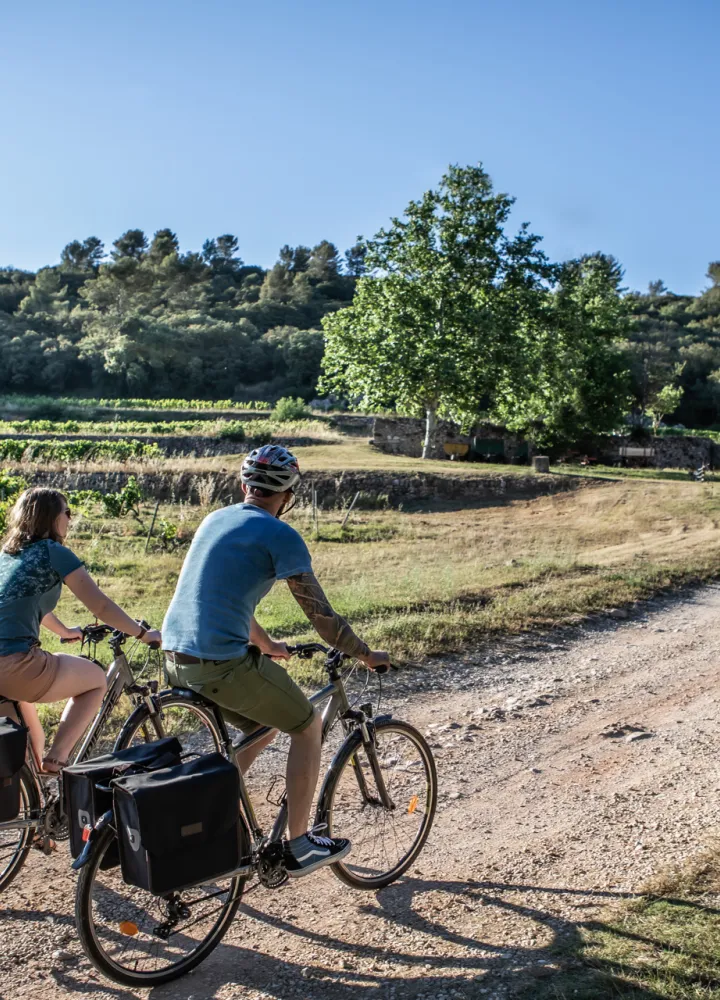 Domaine de Saint-Ferreols à vélo